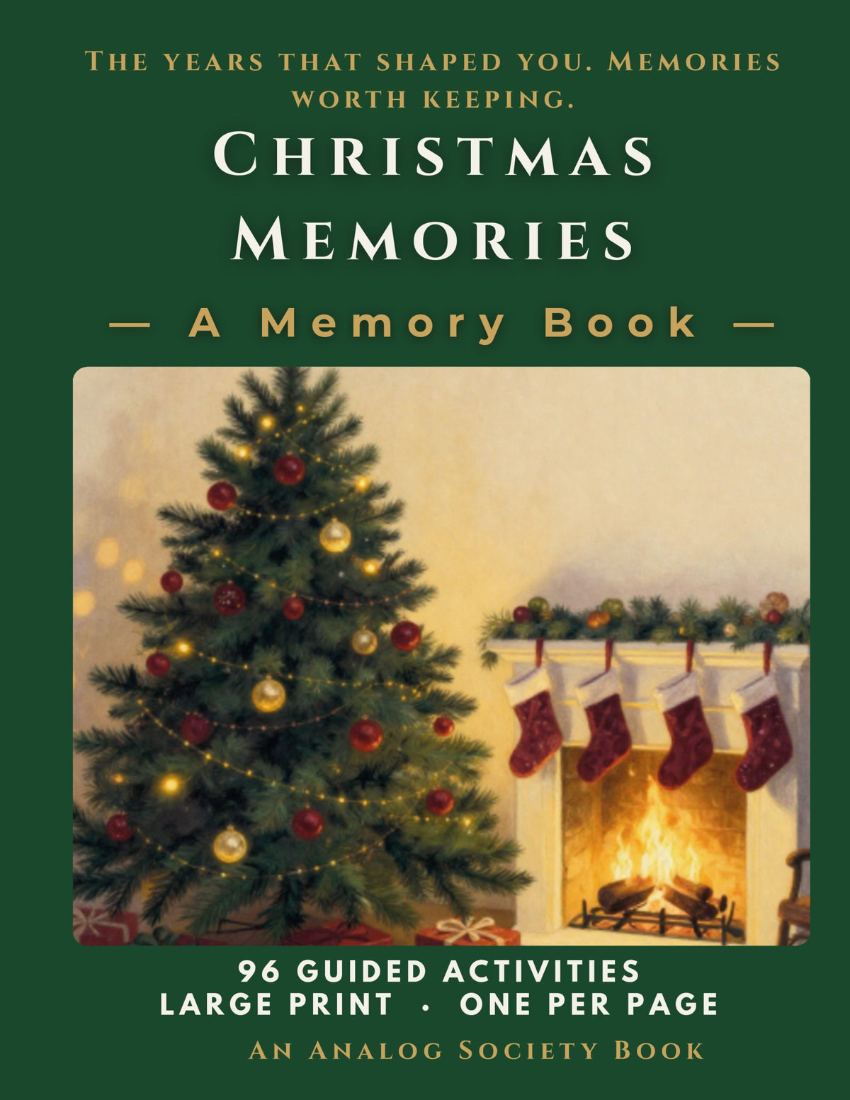 Christmas Memories - A Memory Book, hardcover front cover