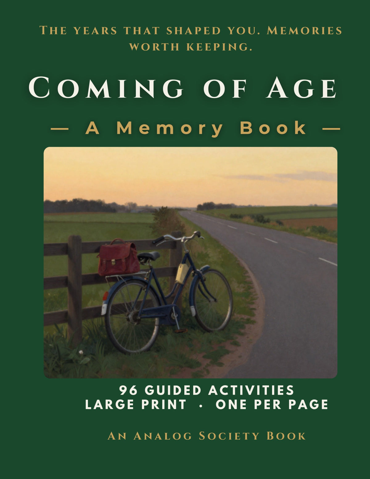 Coming of Age - A Memory Book, hardcover front cover