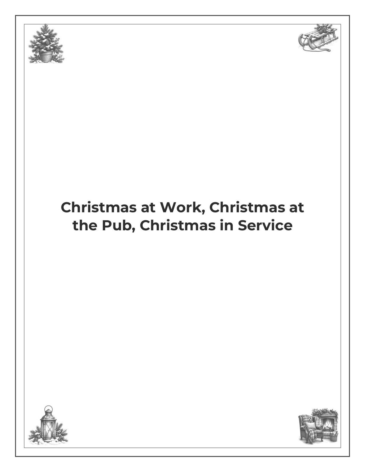 Conversations With Dad at Christmas - inside page 46: Christmas at Work, Christmas at
