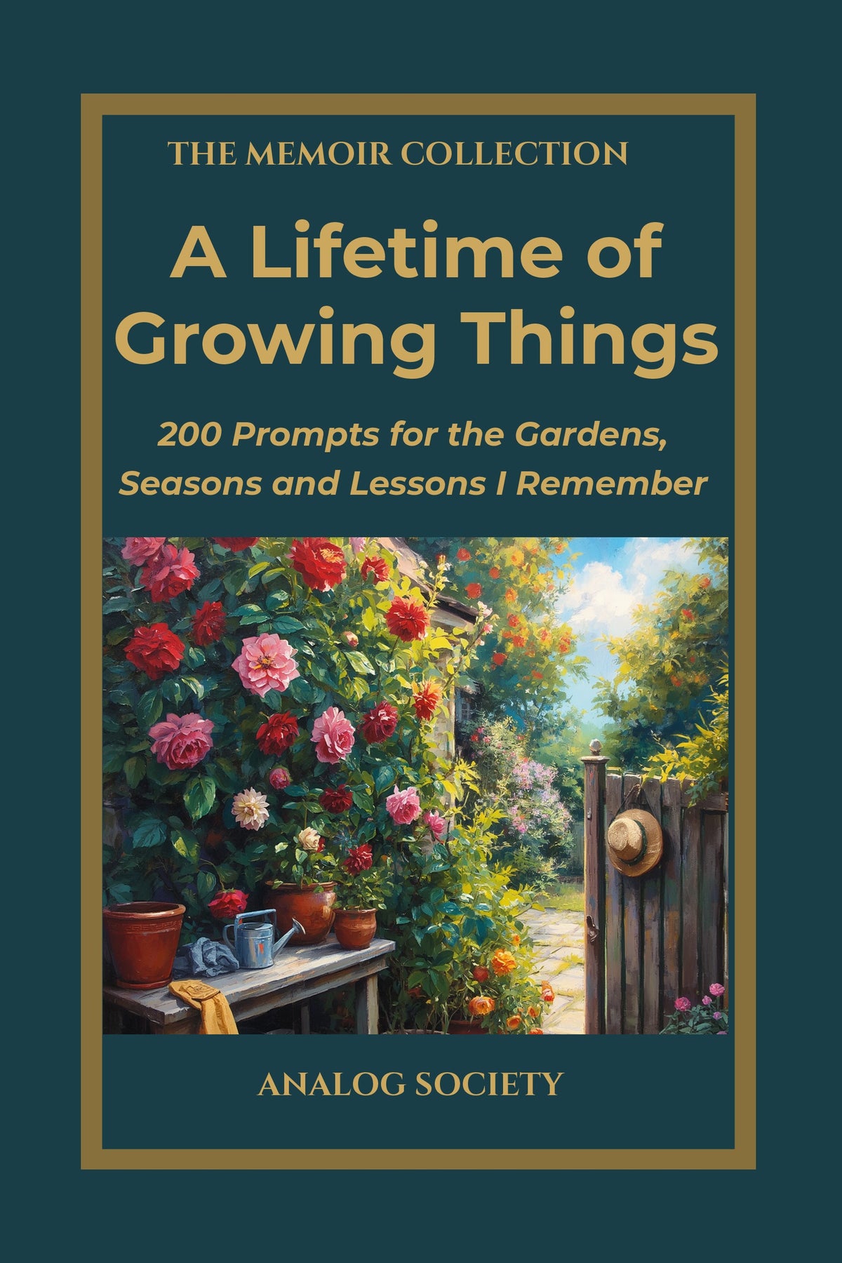 Front cover of A Lifetime of Growing Things, a memoir journal from The Memoir Collection