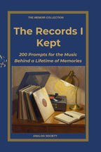 Front cover of The Records I Kept, a memoir journal from The Memoir Collection