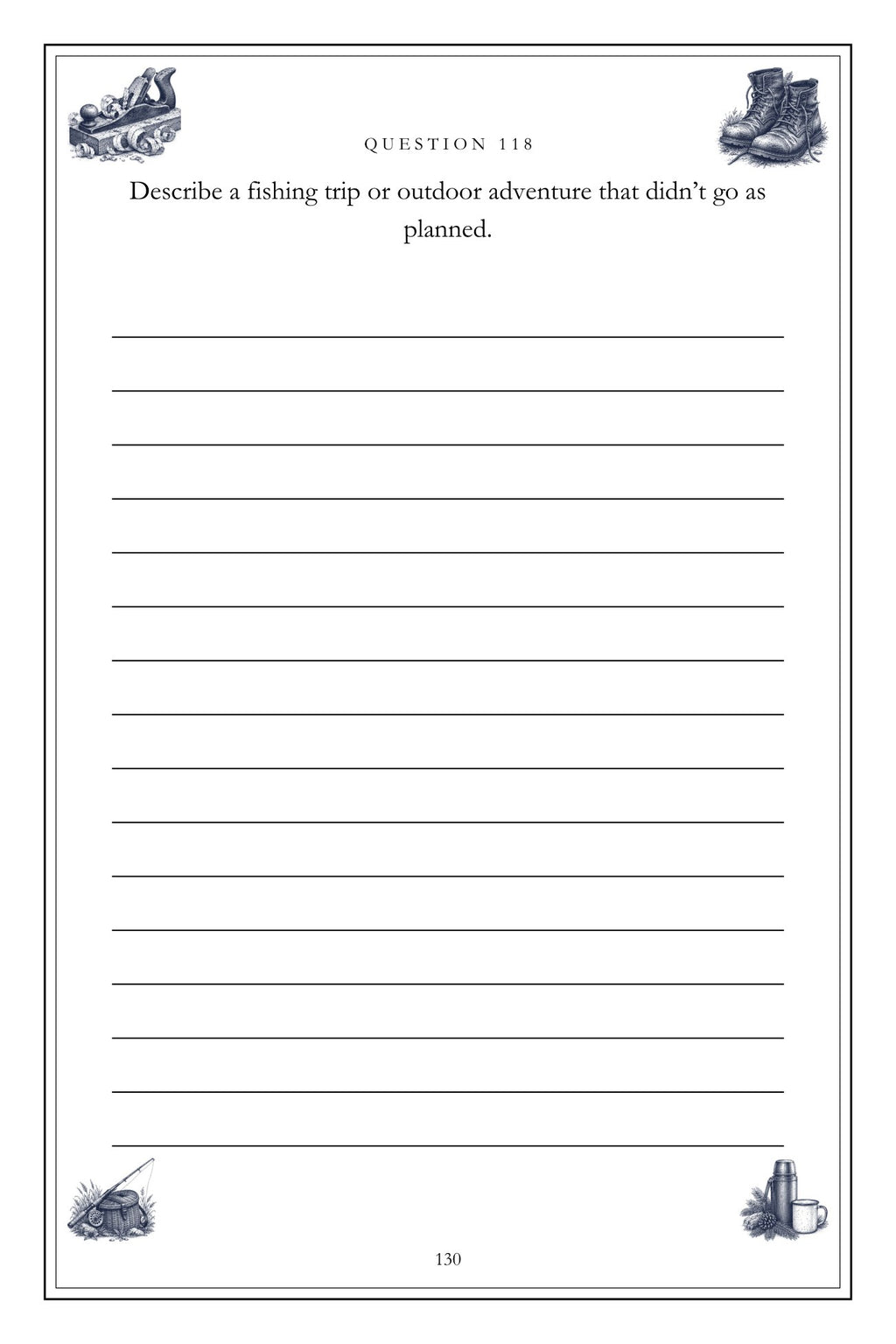 Dad, Start at the Beginning hardcover gift edition, inside page 130