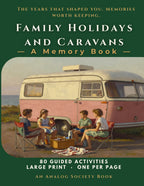 Family Holidays and Caravans - A Memory Book, hardcover front cover