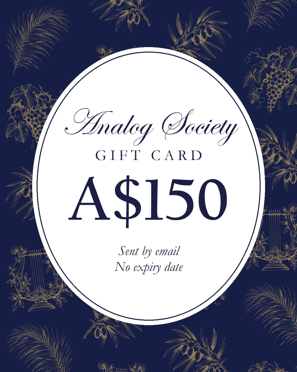 Analog Society gift card, A$150