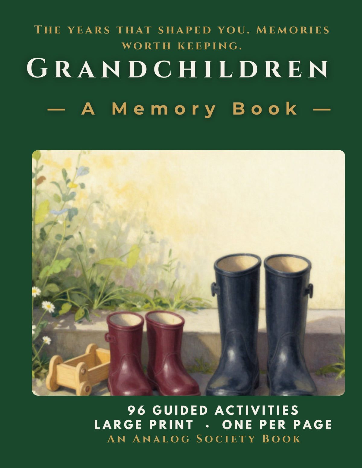 Grandchildren - A Memory Book, hardcover front cover