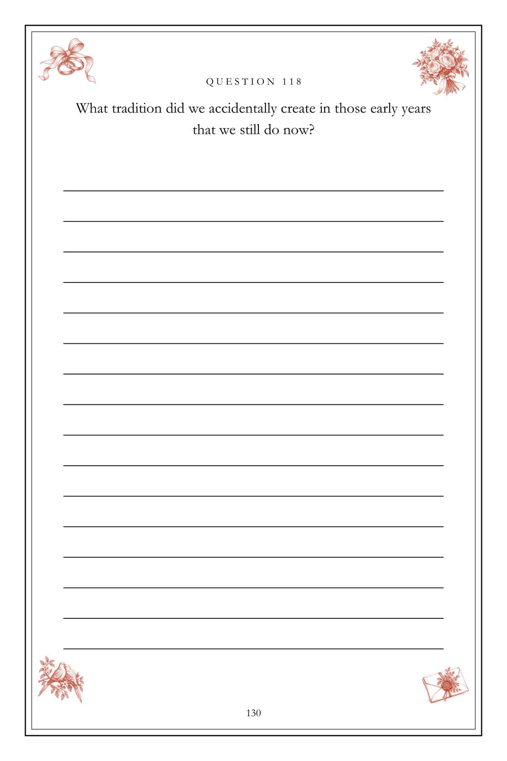 How We Met, Married and Stayed hardcover gift edition, inside page 130