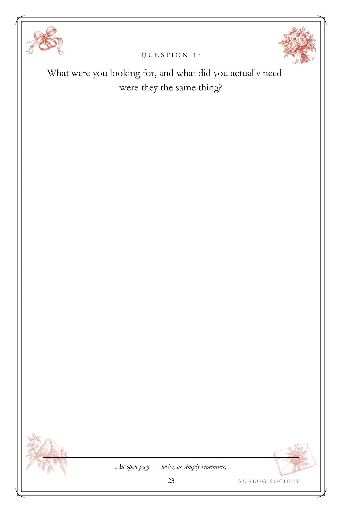 How We Met, Married and Stayed hardcover gift edition, inside page 23