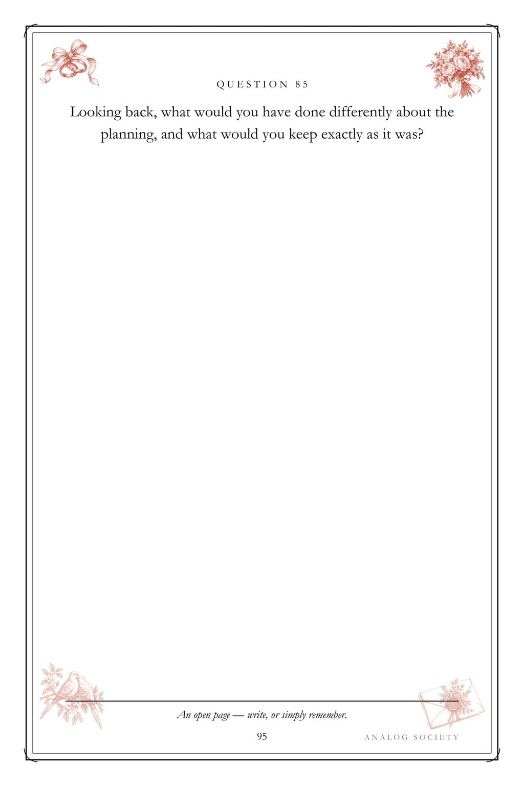 How We Met, Married and Stayed hardcover gift edition, inside page 95