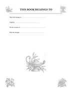 In Your Own Hand — Proverbs - inside page: This Book Belongs To (printed in black and white)