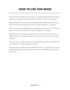 In Your Own Hand — The Acts of the Apostles - inside page: How to Use This Book (printed in black and white)