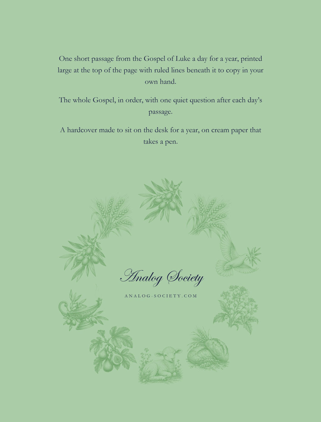 In Your Own Hand — The Gospel of Luke - back cover