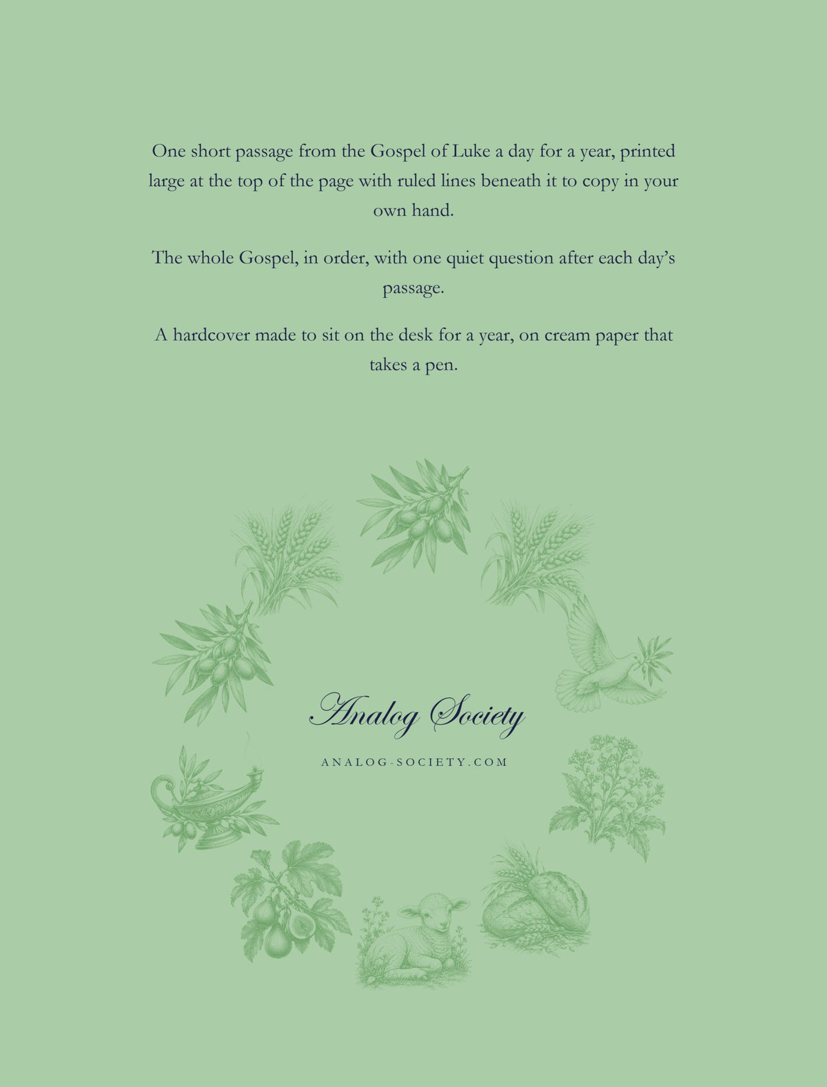 In Your Own Hand — The Gospel of Luke - back cover
