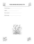 In Your Own Hand — The Gospel of Matthew - inside page: This Book Belongs To (printed in black and white)