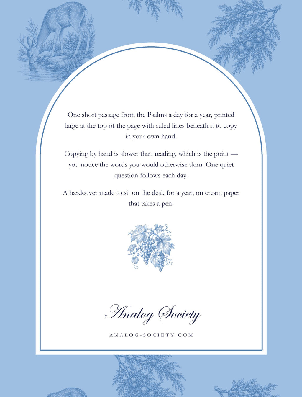 In Your Own Hand — The Psalms - back cover