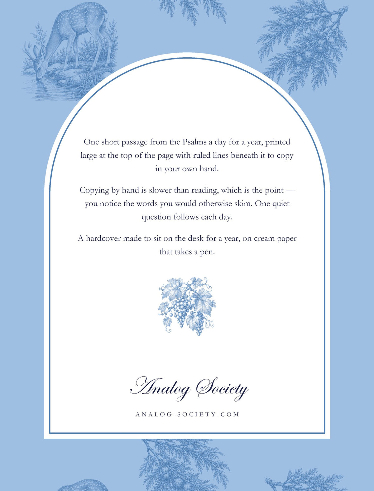 In Your Own Hand — The Psalms - back cover