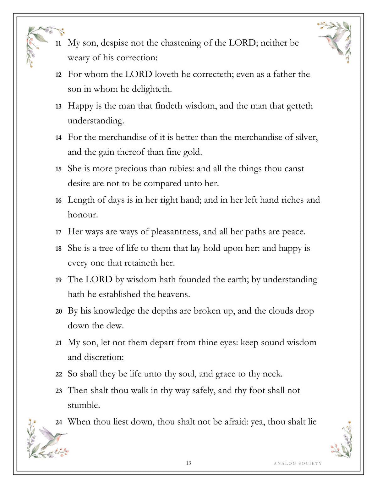 Inside A Treasury of Proverbs - page 13