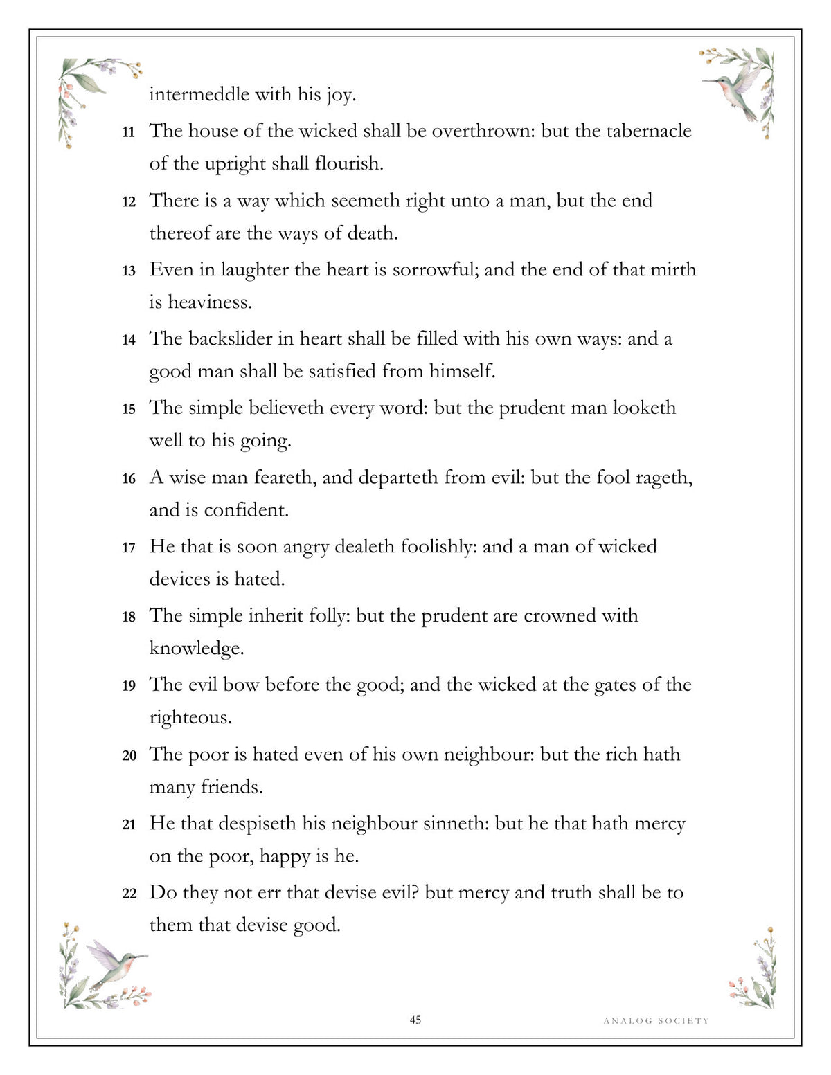 Inside A Treasury of Proverbs - page 45