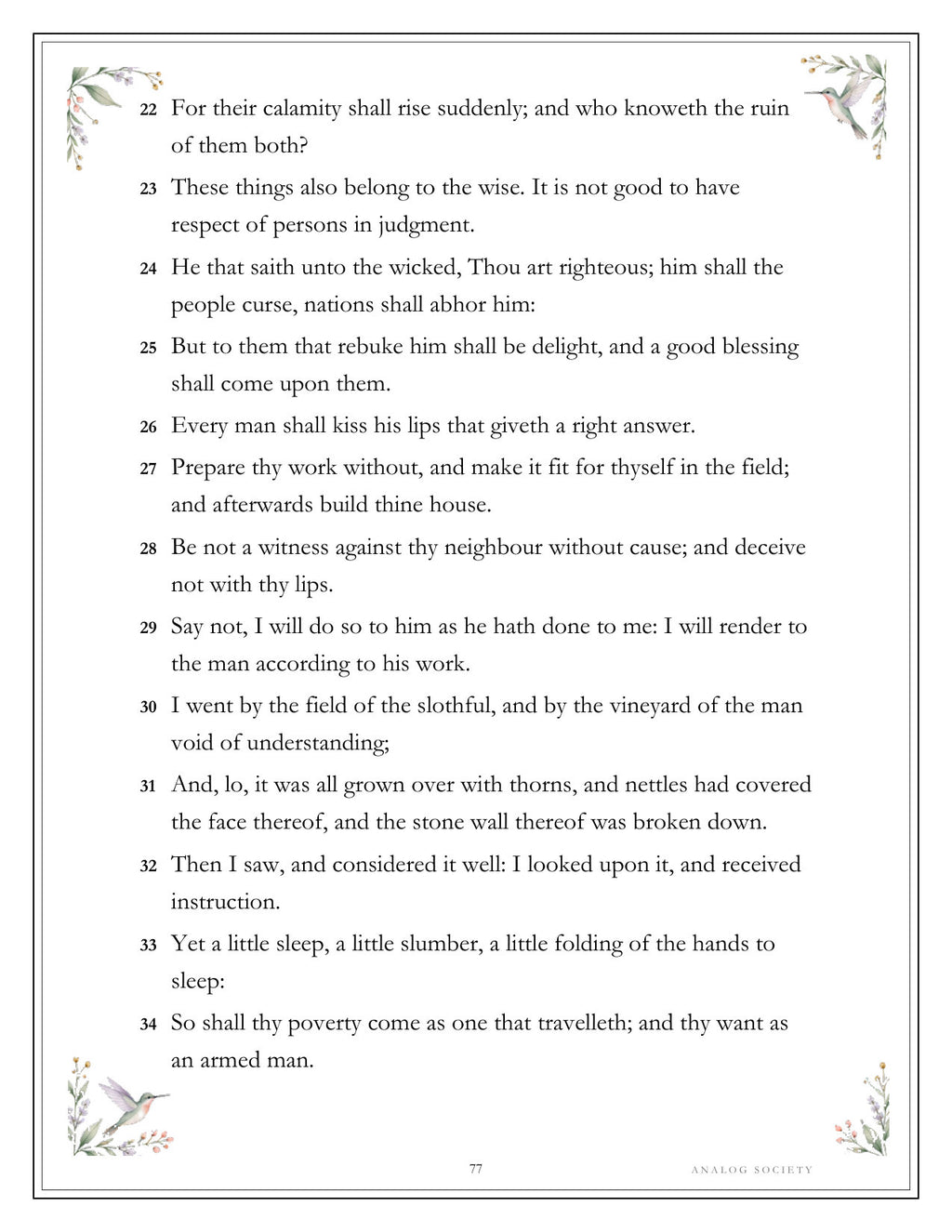 Inside A Treasury of Proverbs - page 77
