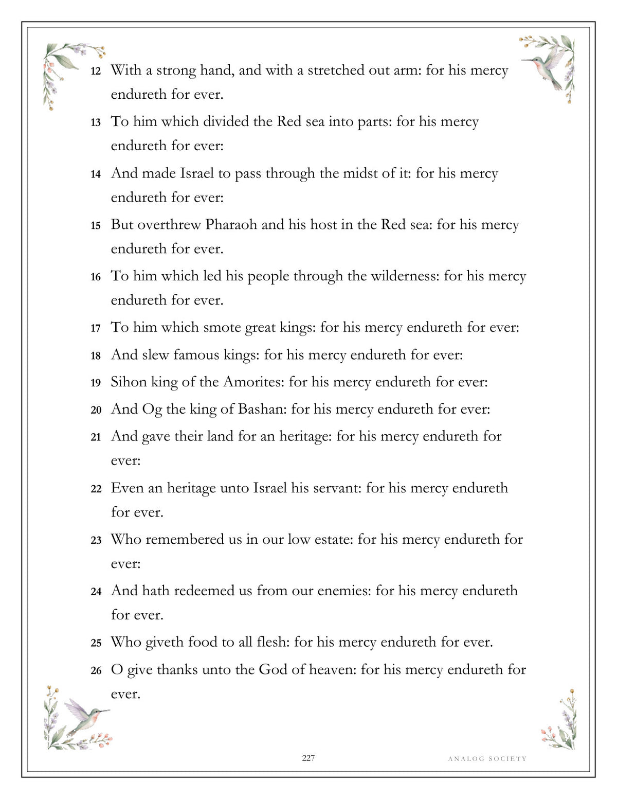 Inside A Treasury of Psalms - page 227