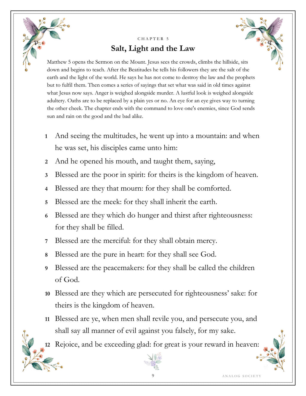 Inside The Sermon on the Mount - page 9