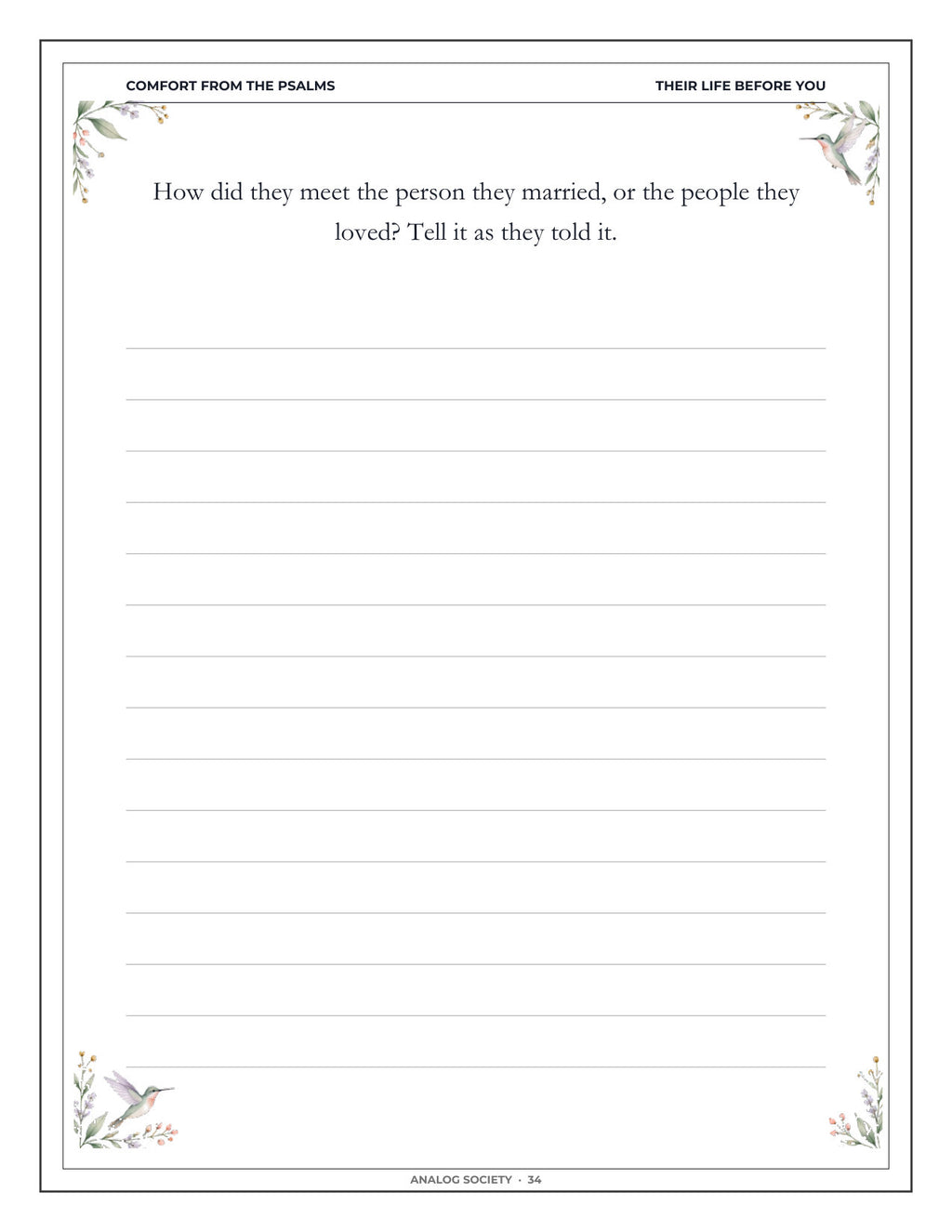 Inside Comfort from the Psalms — After the Loss of a Parent - page 35