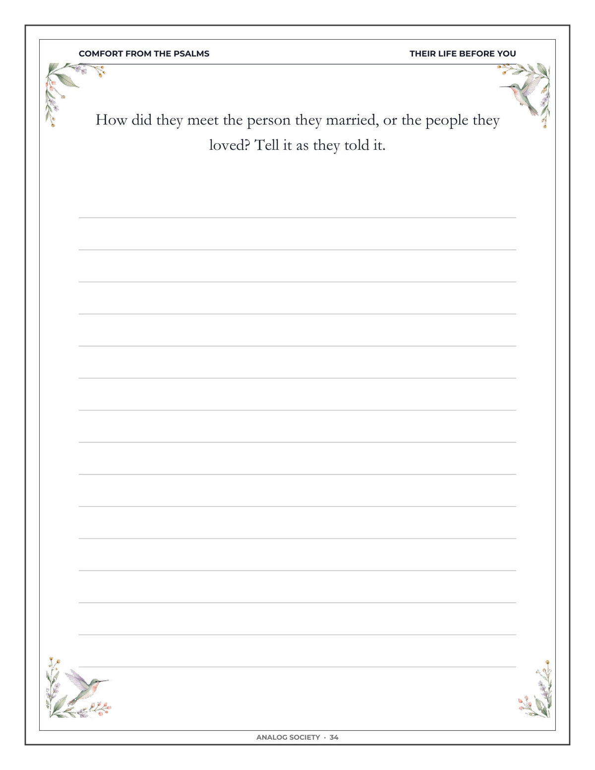Inside Comfort from the Psalms — After the Loss of a Parent - page 35