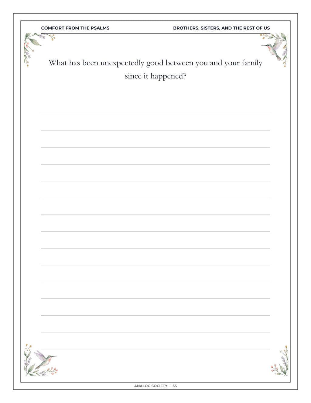 Inside Comfort from the Psalms — After the Loss of a Parent - page 56