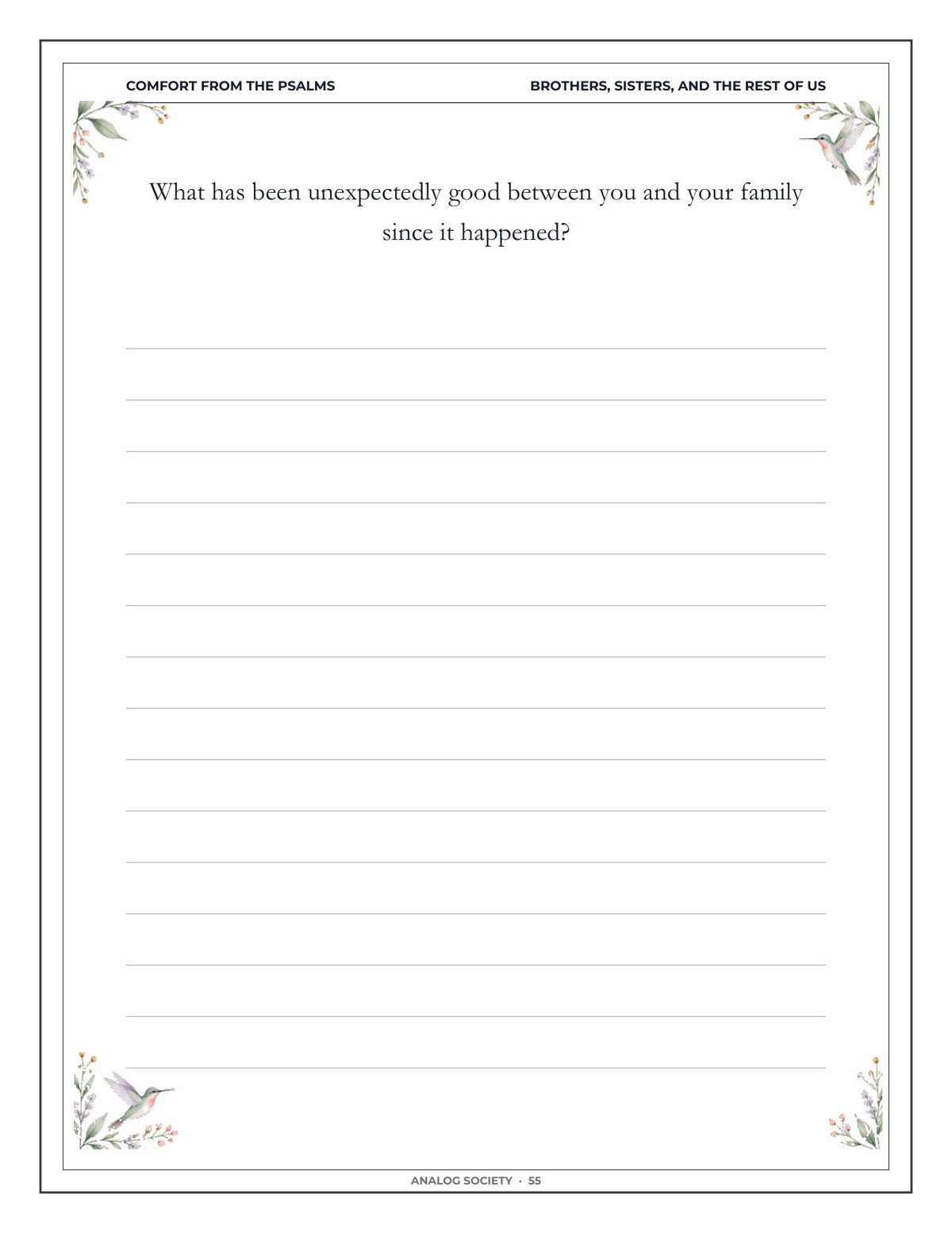 Inside Comfort from the Psalms — After the Loss of a Parent - page 56