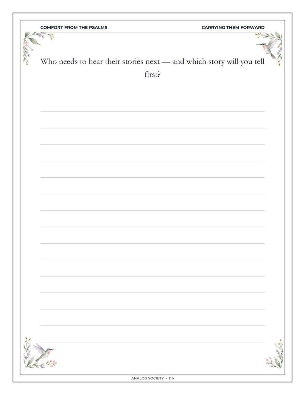 Inside Comfort from the Psalms — After the Loss of a Parent - page 117