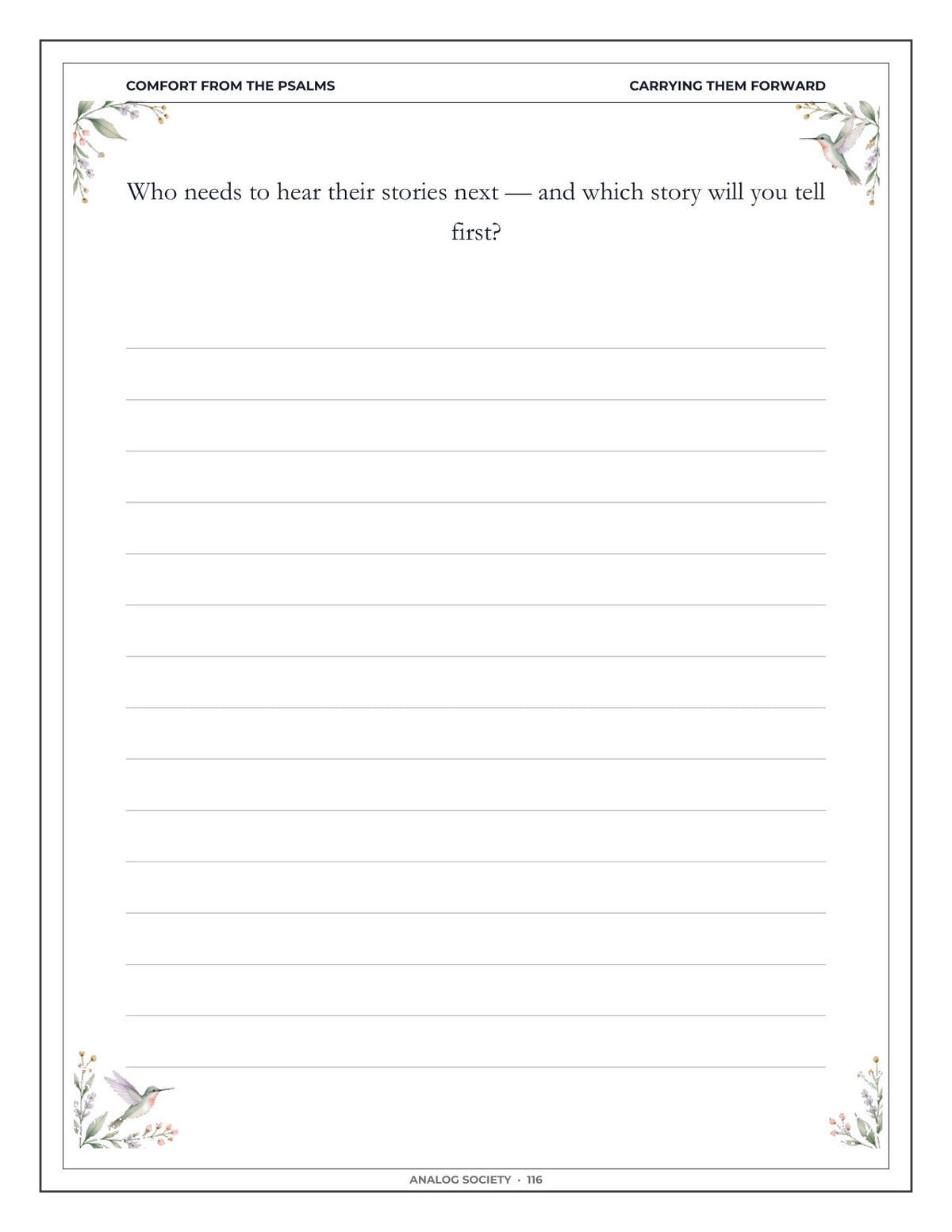 Inside Comfort from the Psalms — After the Loss of a Parent - page 117