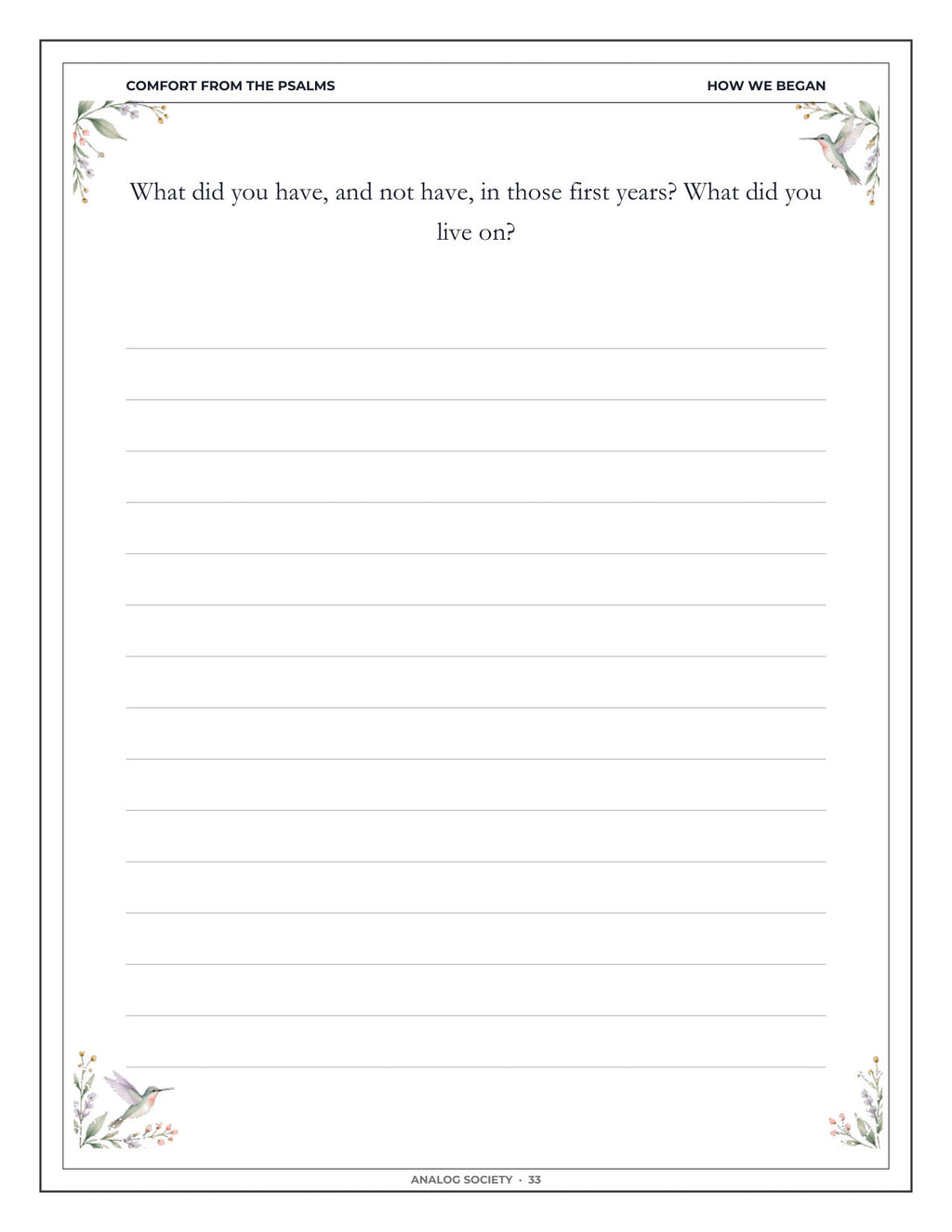 Inside Comfort from the Psalms — After the Loss of a Spouse - page 34