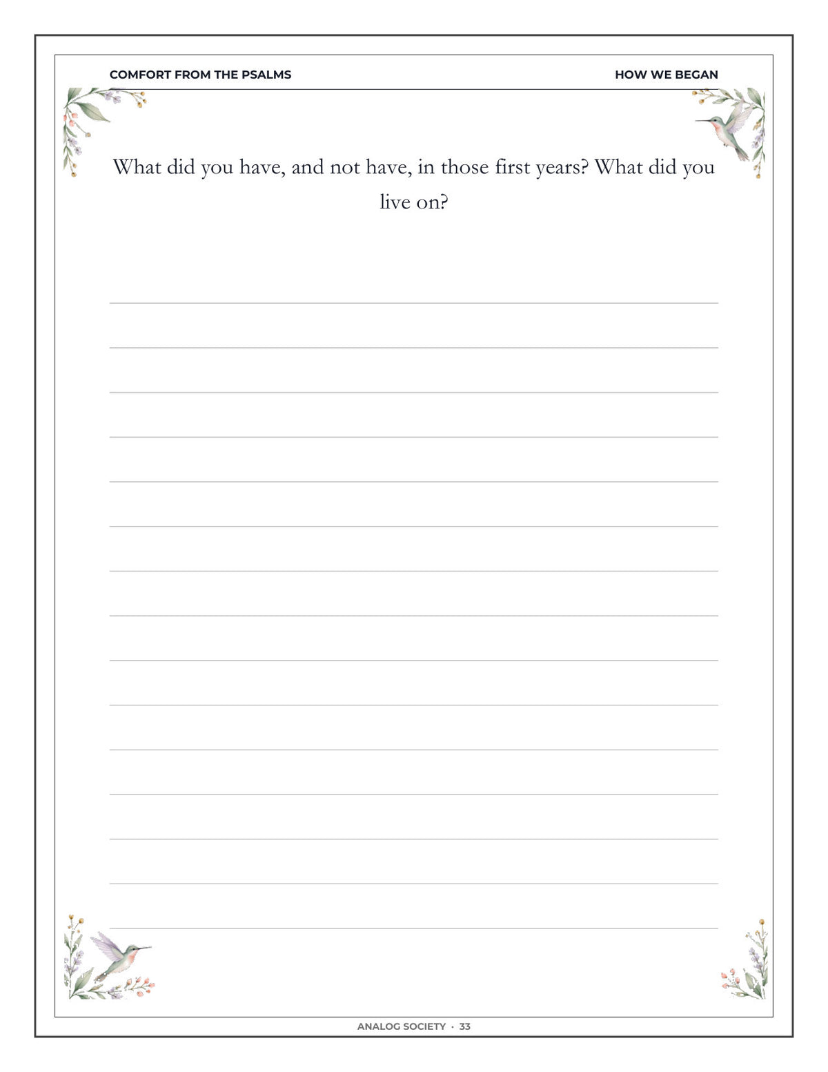 Inside Comfort from the Psalms — After the Loss of a Spouse - page 34