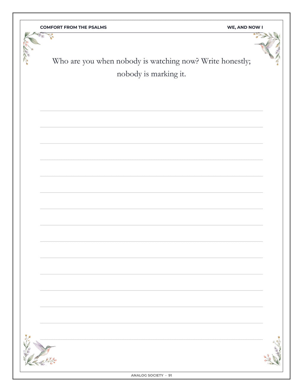 Inside Comfort from the Psalms — After the Loss of a Spouse - page 92