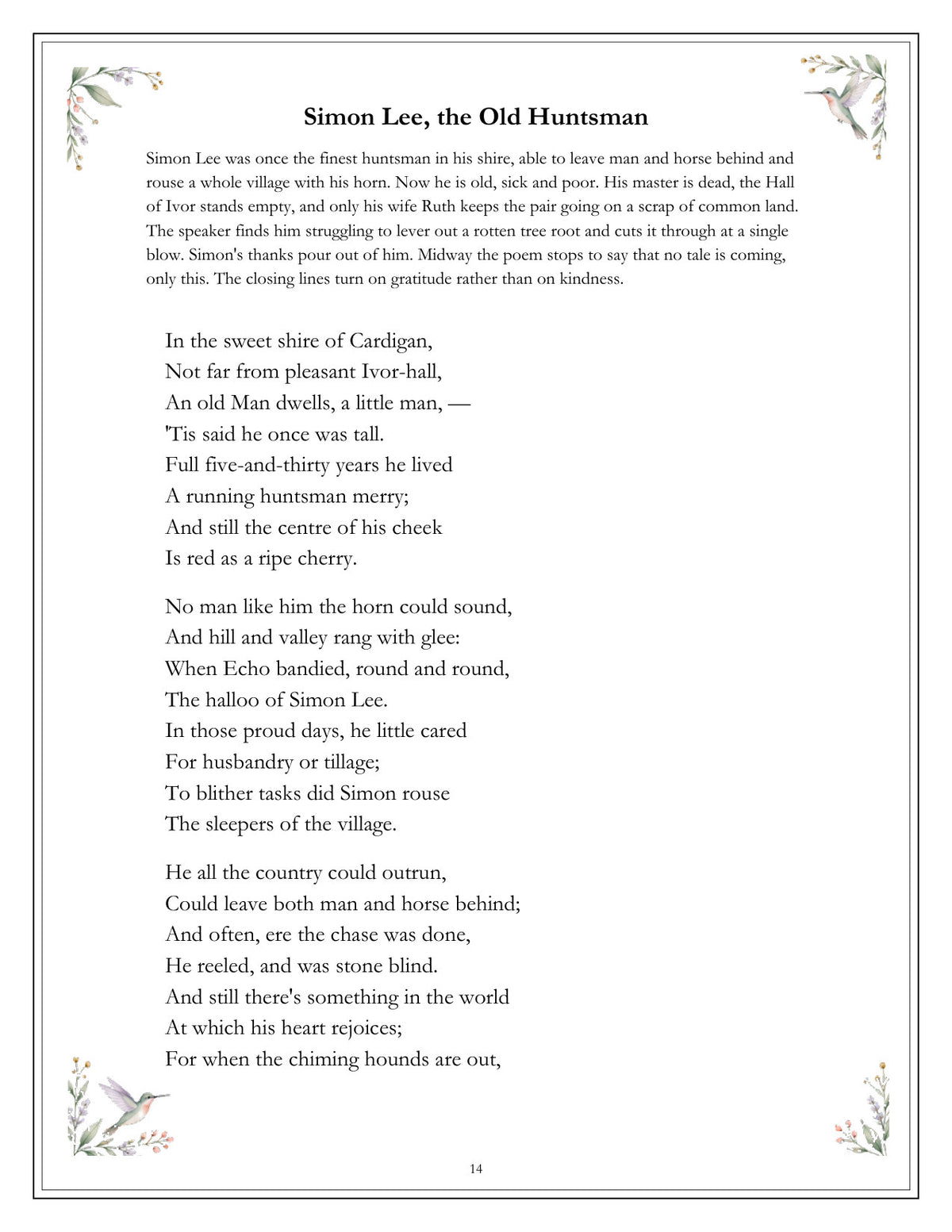Inside Wordsworth — Best Loved - page 14