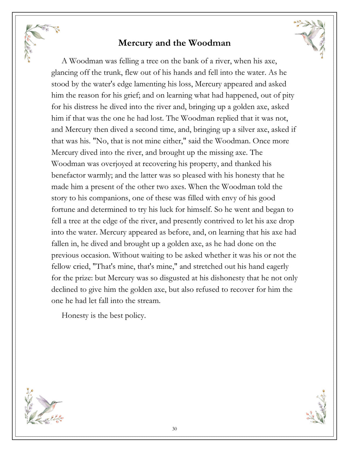 Inside Aesop's Fables - page 30