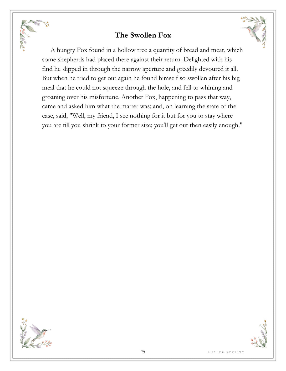 Inside Aesop's Fables - page 79