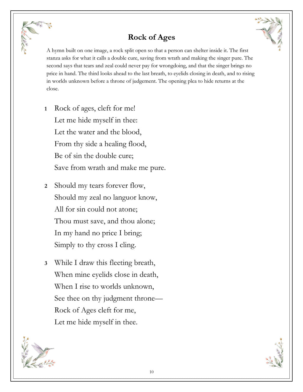 Inside Hymns We Remember - page 10