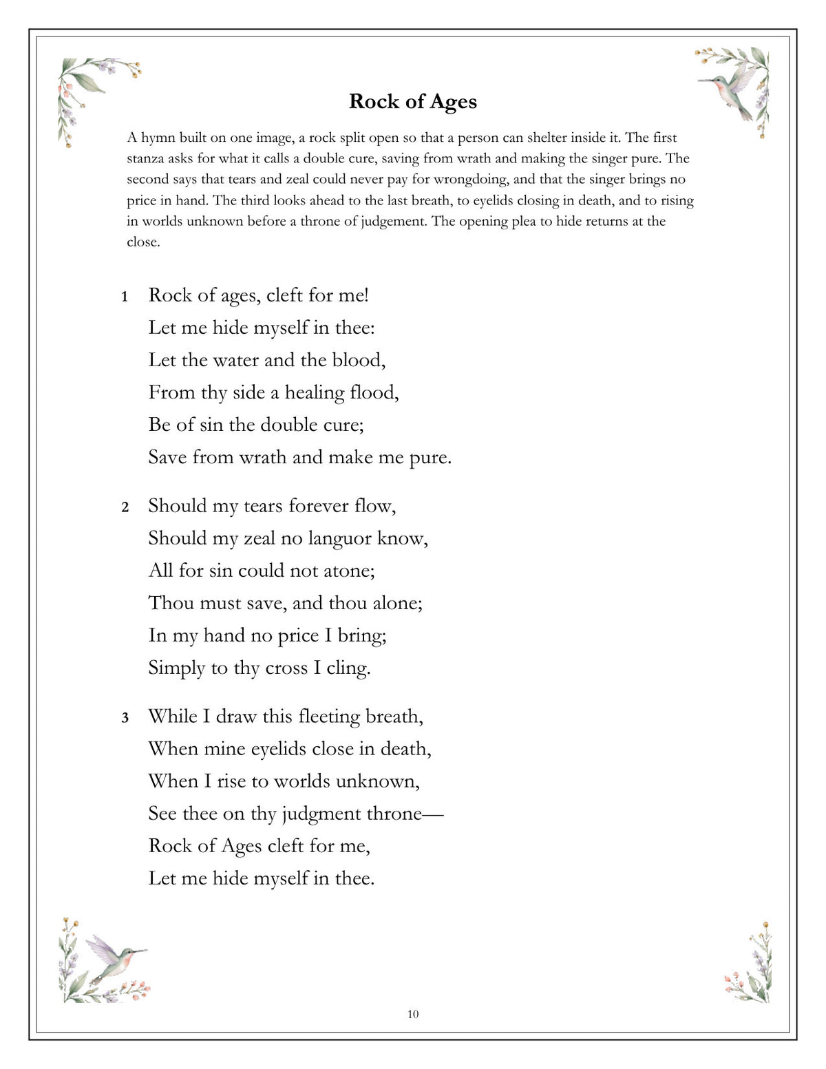 Inside Hymns We Remember - page 10