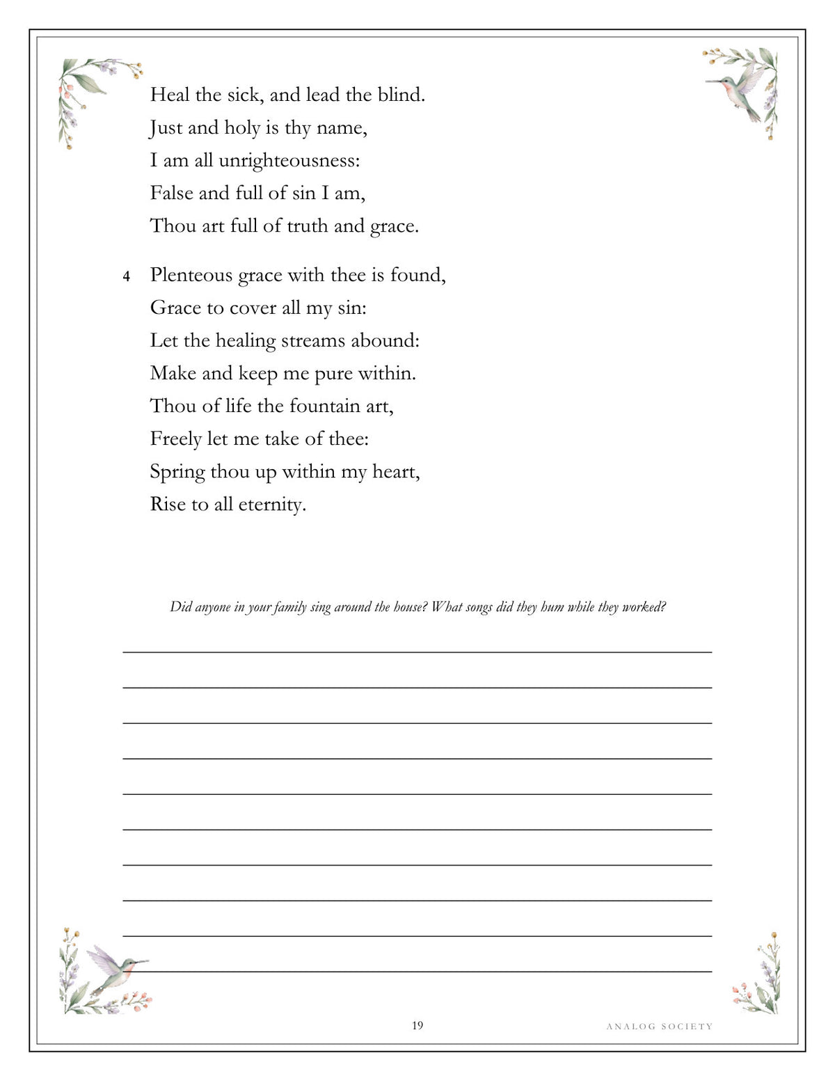 Inside Hymns We Remember - page 19