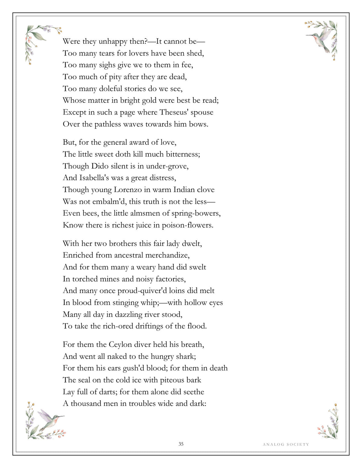 Inside Keats — The Poems of 1820 - page 35