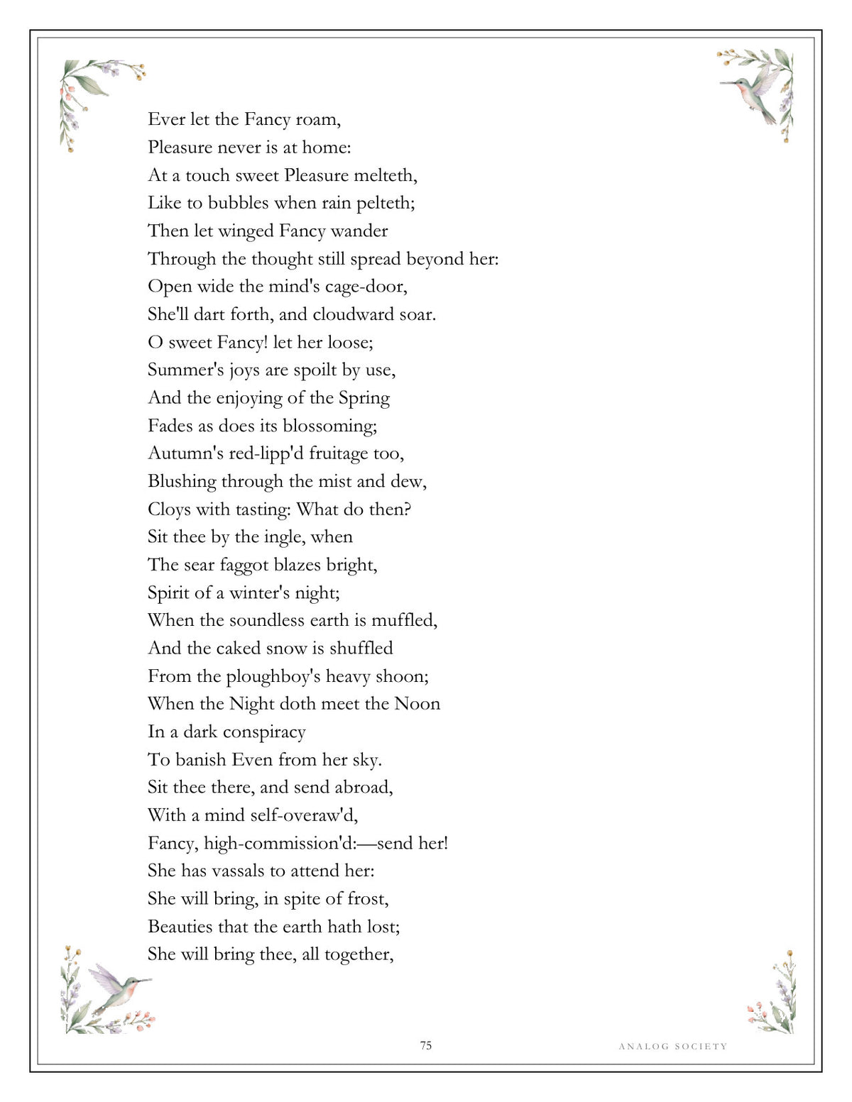 Inside Keats — The Poems of 1820 - page 75