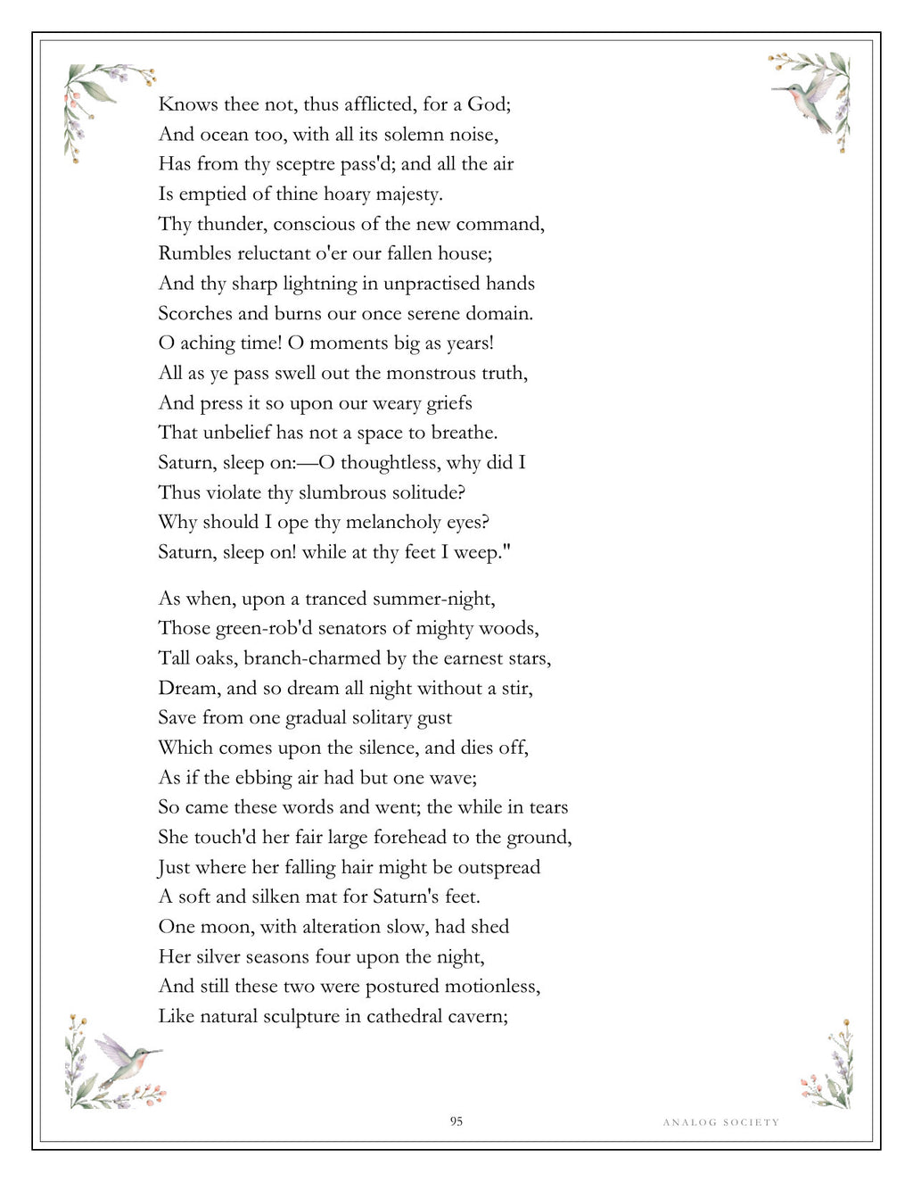 Inside Keats — The Poems of 1820 - page 95