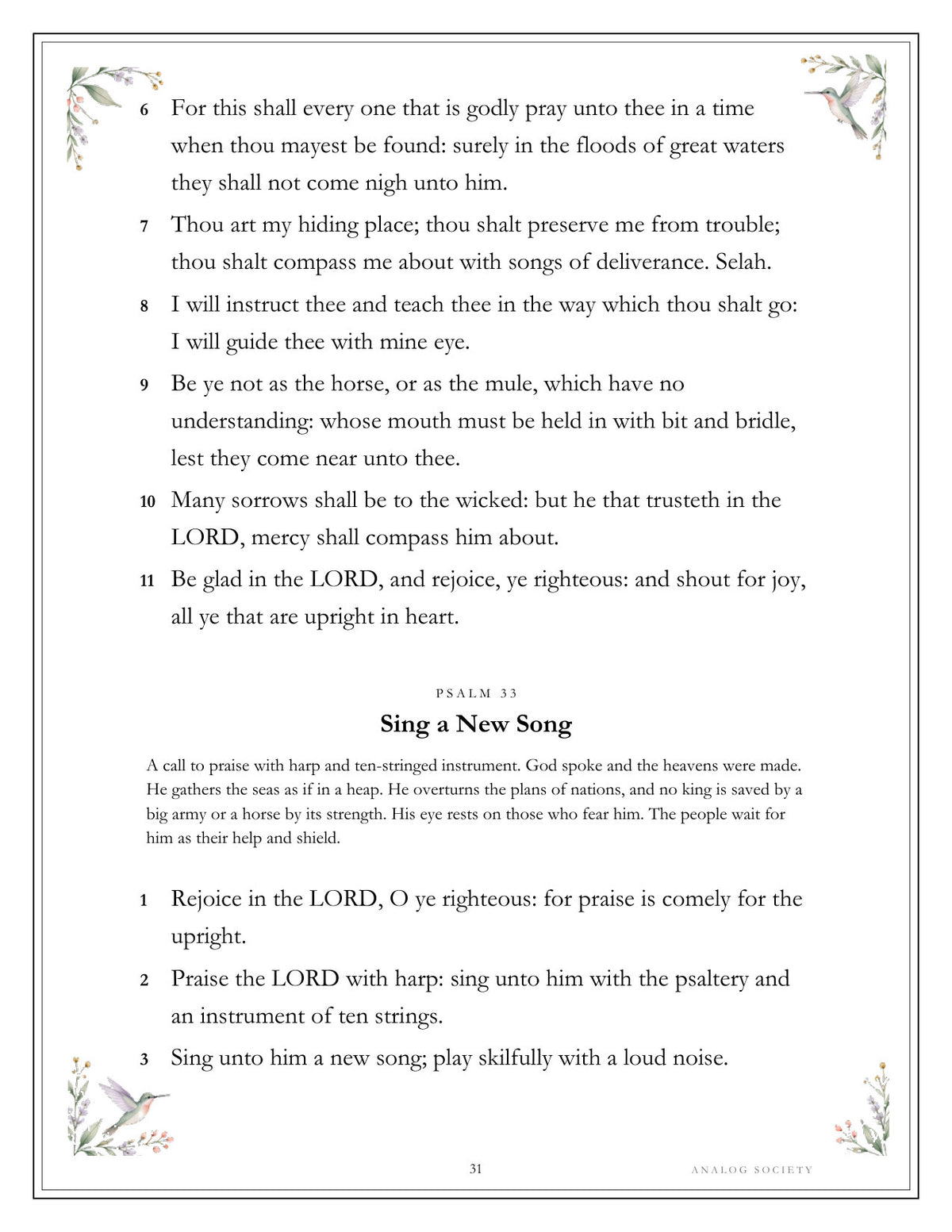 Inside Psalms of Comfort and Strength - page 31