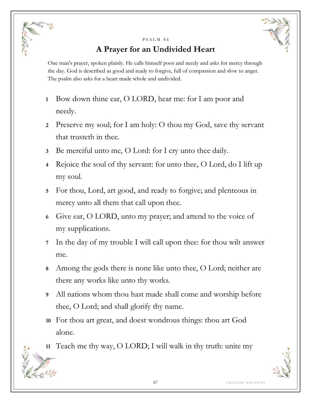 Inside Psalms of Comfort and Strength - page 67
