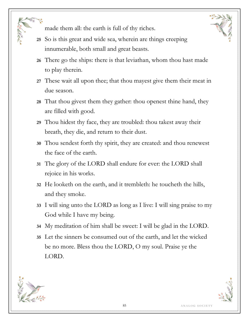 Inside Psalms of Comfort and Strength - page 85