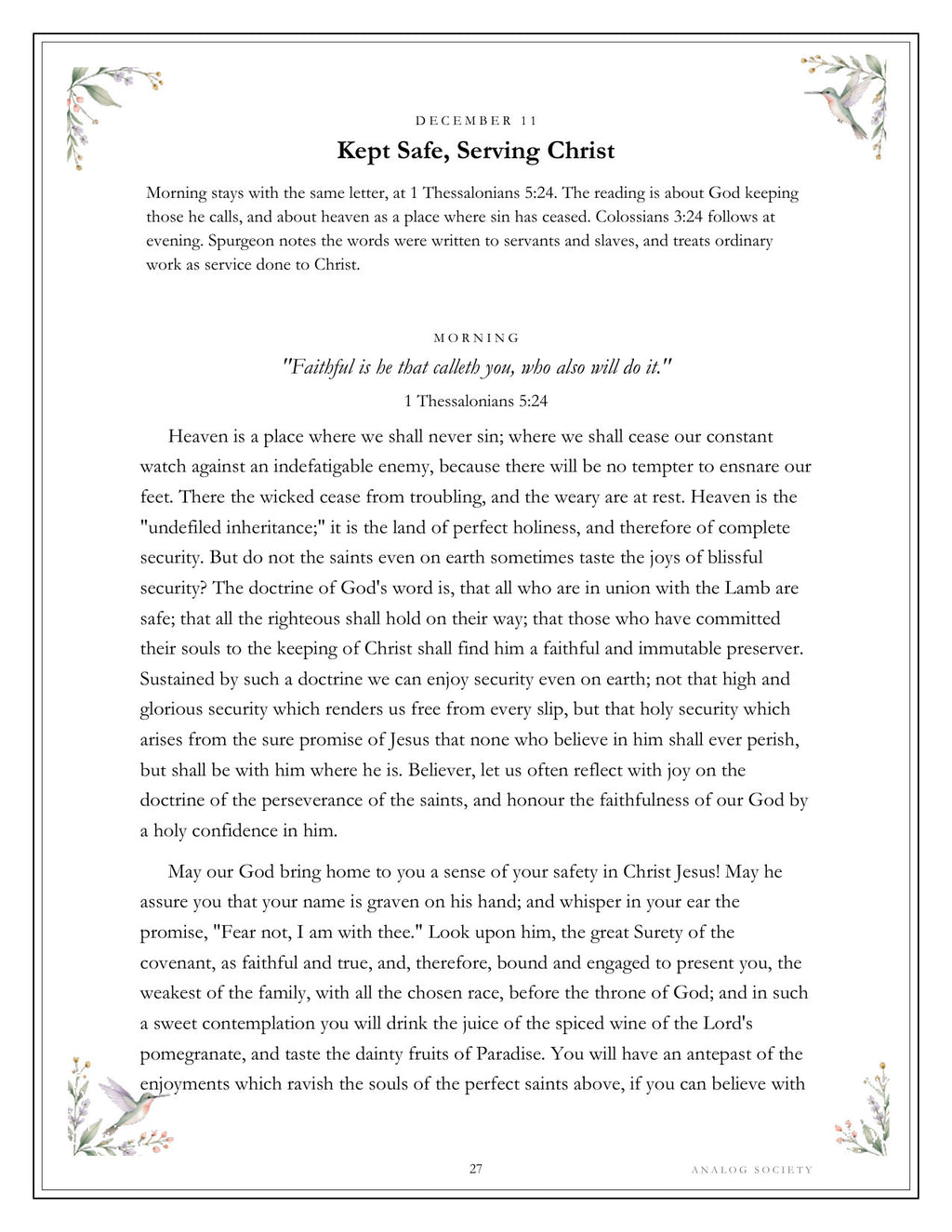 Inside An Advent with Spurgeon - page 27