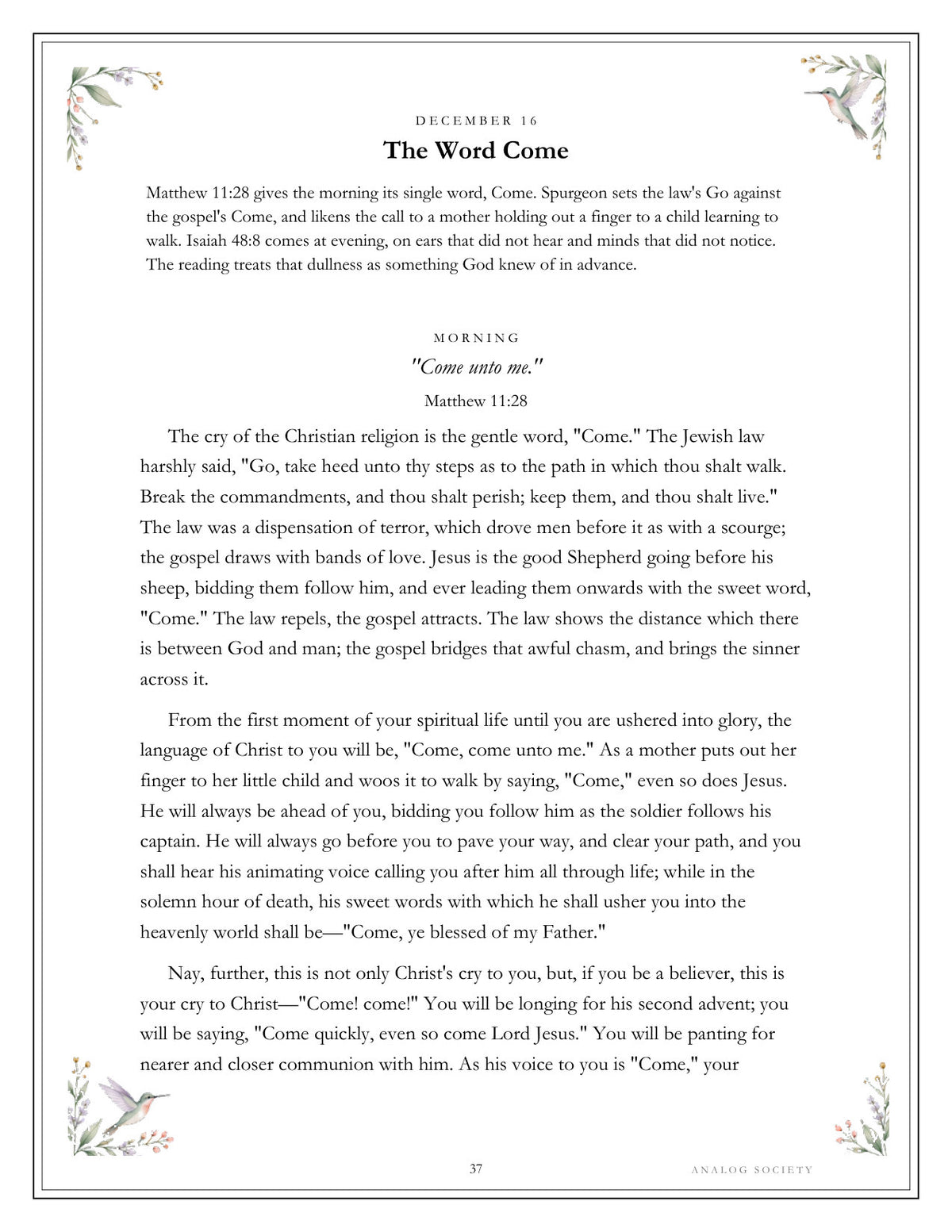 Inside An Advent with Spurgeon - page 37