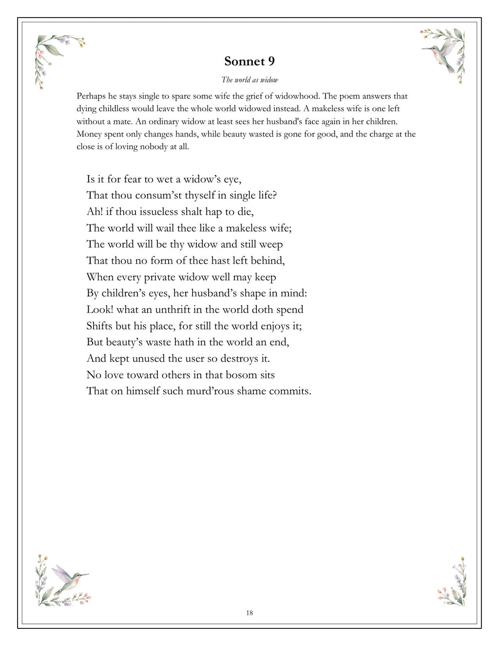 Inside Shakespeare's Sonnets - page 18
