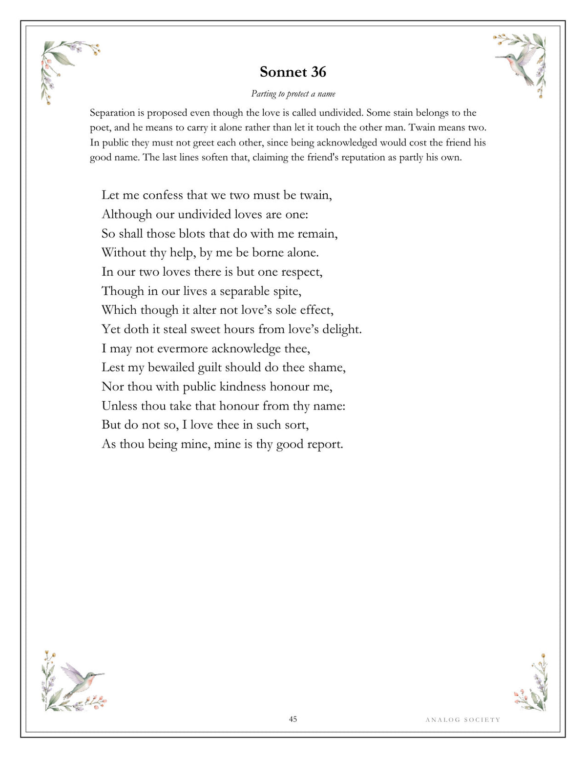 Inside Shakespeare's Sonnets - page 45