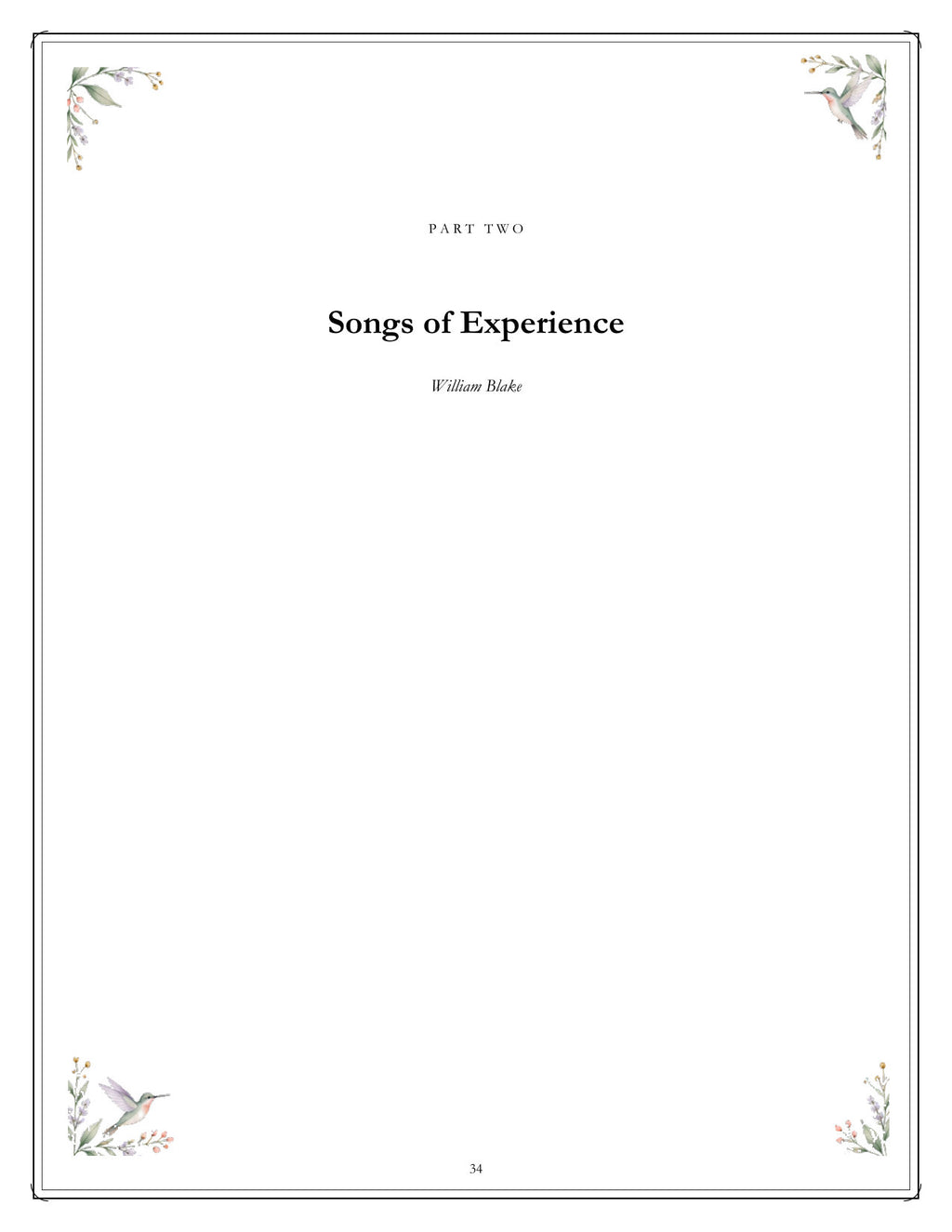 Inside Songs of Innocence and Experience - page 34